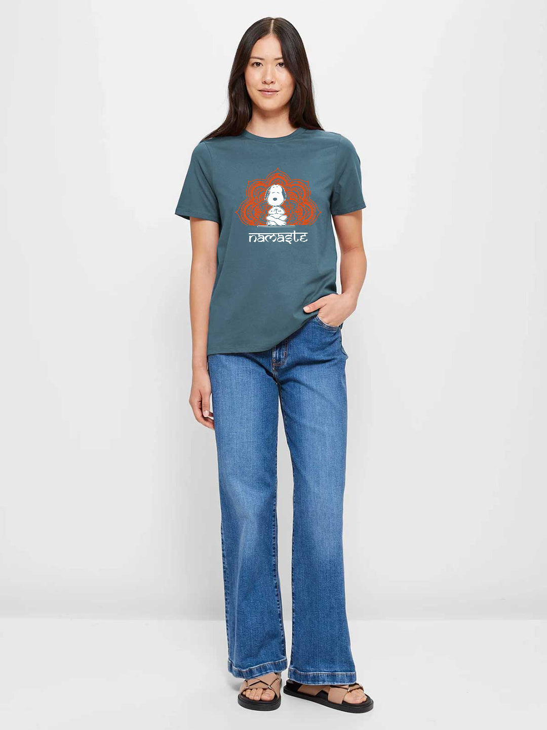 Namaste Women Half Sleeve T-Shirt