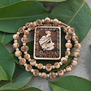 Shree harivansh mahaprabhu Tulsi locket with radha tulsi beads