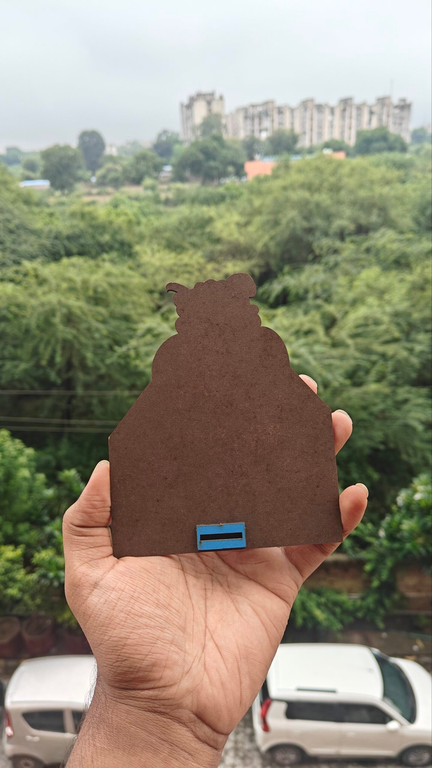 Bankey Bihari Ji Wooden Cutout - Image 2