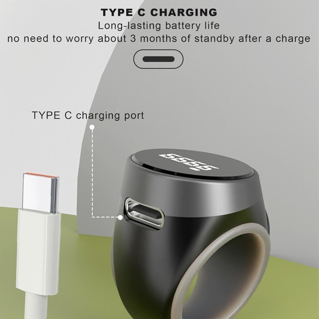 Rechargeable S9 Digital Finger counter with digit OLED display - Type C Charging (Multi Colour) - Image 2