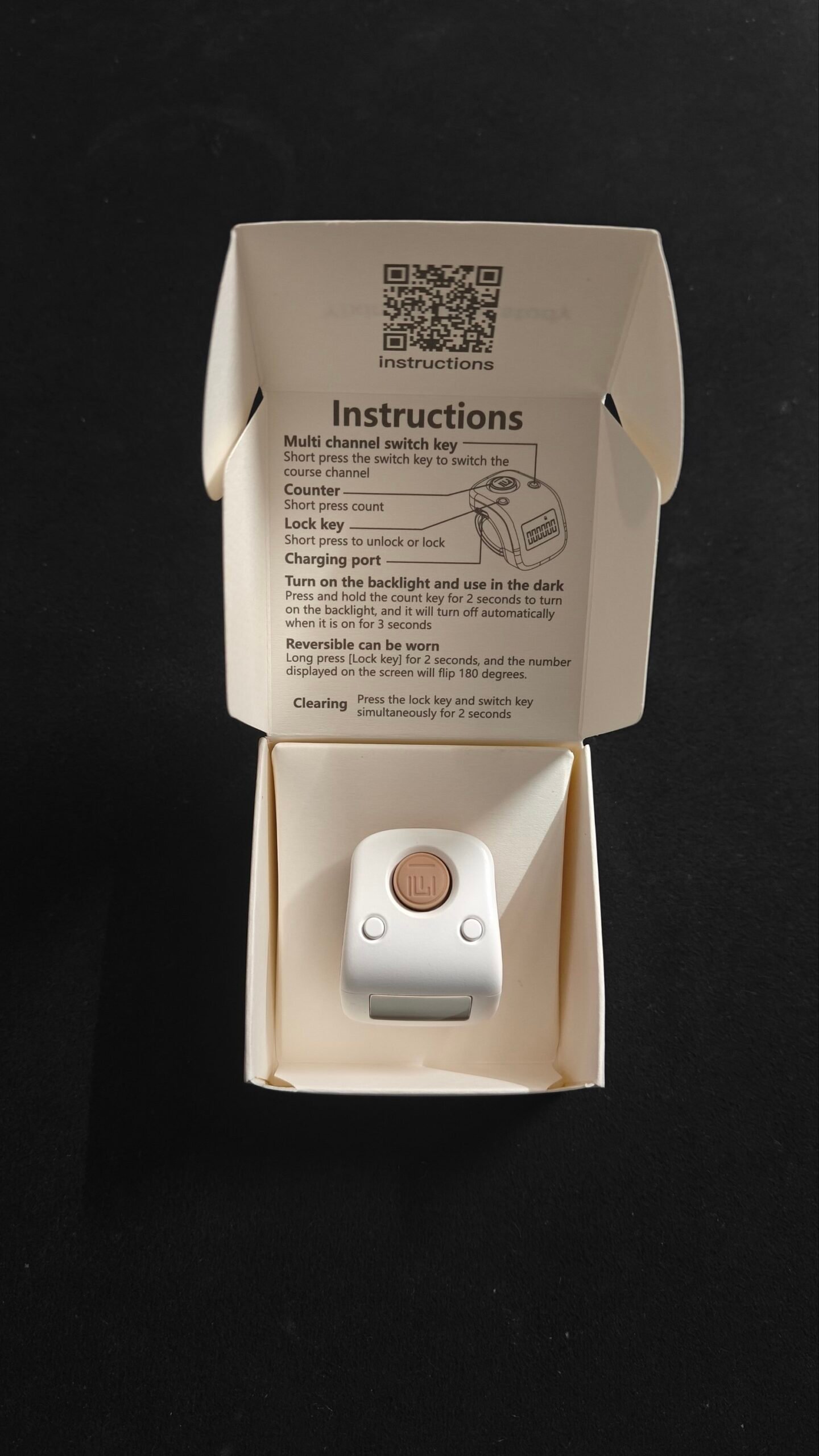 Noiseless Multi-Functional Chargeable Counter with LED light & reversible display - Image 3