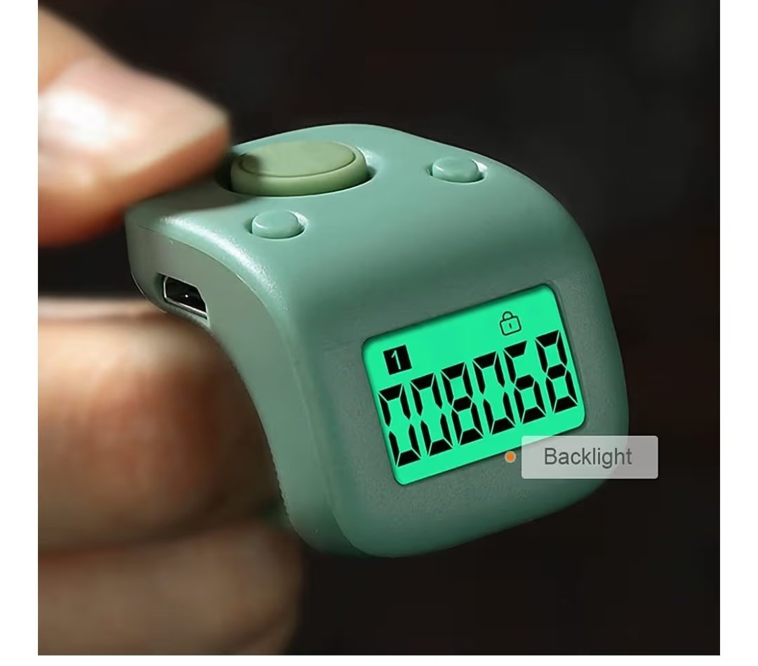 Noiseless Multi-Functional Chargeable Counter with LED light & reversible display - Image 2