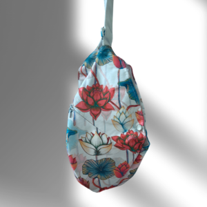 Shree Radha Lotus Design Japa Mala Bag - Thumbnail Image 4