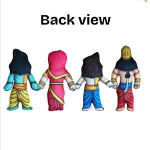 Ram Darbaar Soft Toy Set – Devotional Plush for Home Mandir & Gifts - Thumbnail Image 2