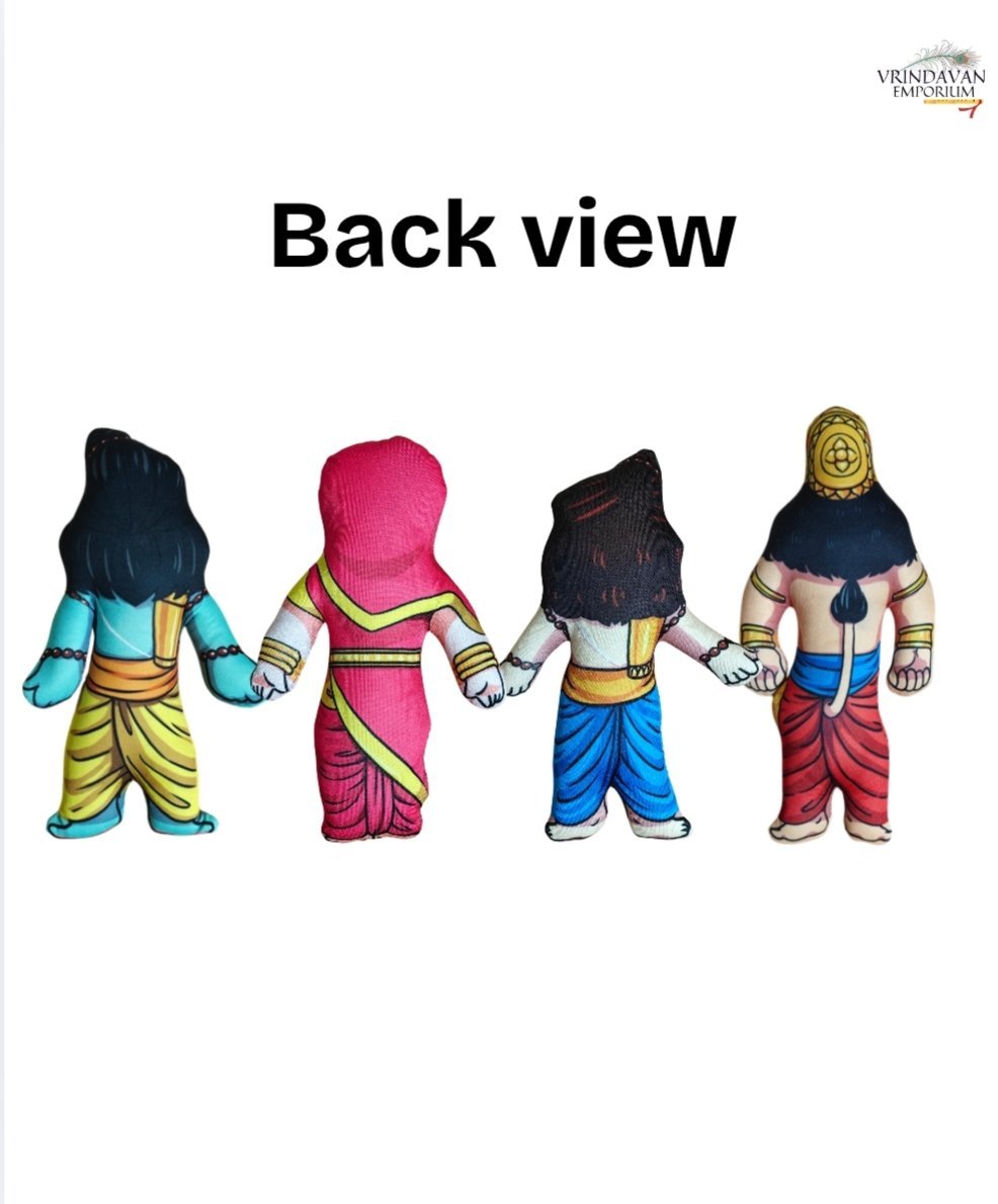 Ram Darbaar Soft Toy Set – Devotional Plush for Home Mandir & Gifts - Image 2