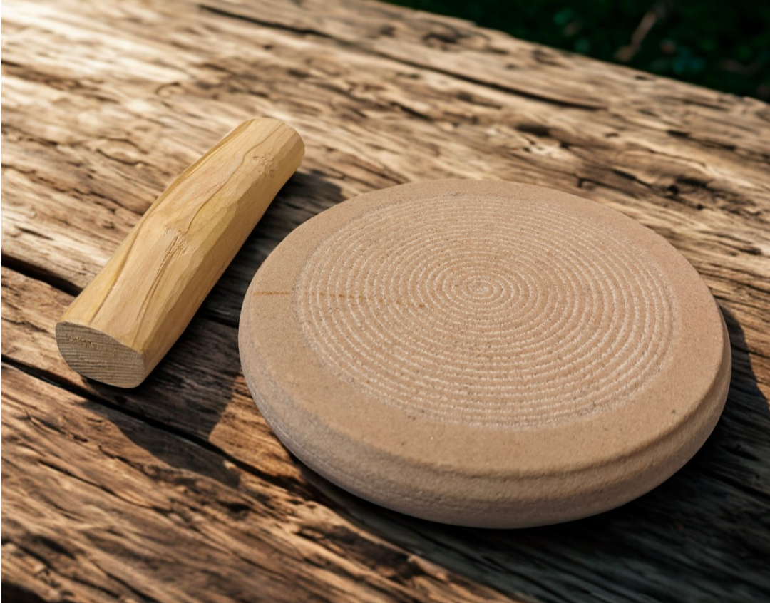 Pure Sandalwood Stick with Rubbing Stone - 100% original - Image 1