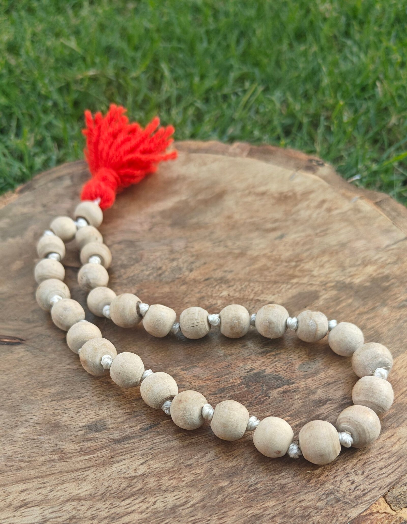 Tulsi sumarni mala 27+1 beads (10-11mm) - Image 1
