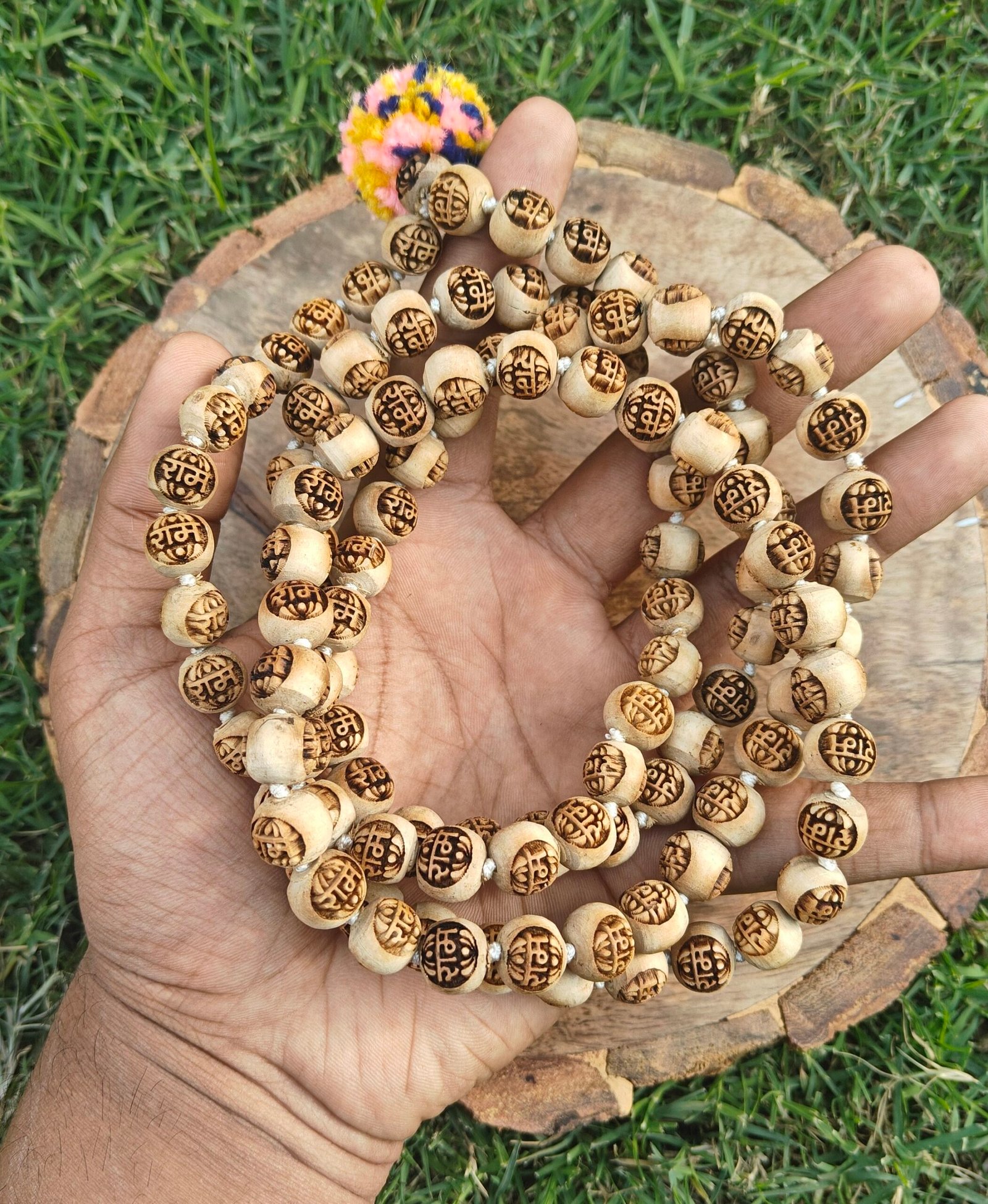 Ram naam Tulsi japmala 108+1 beads - Image 2