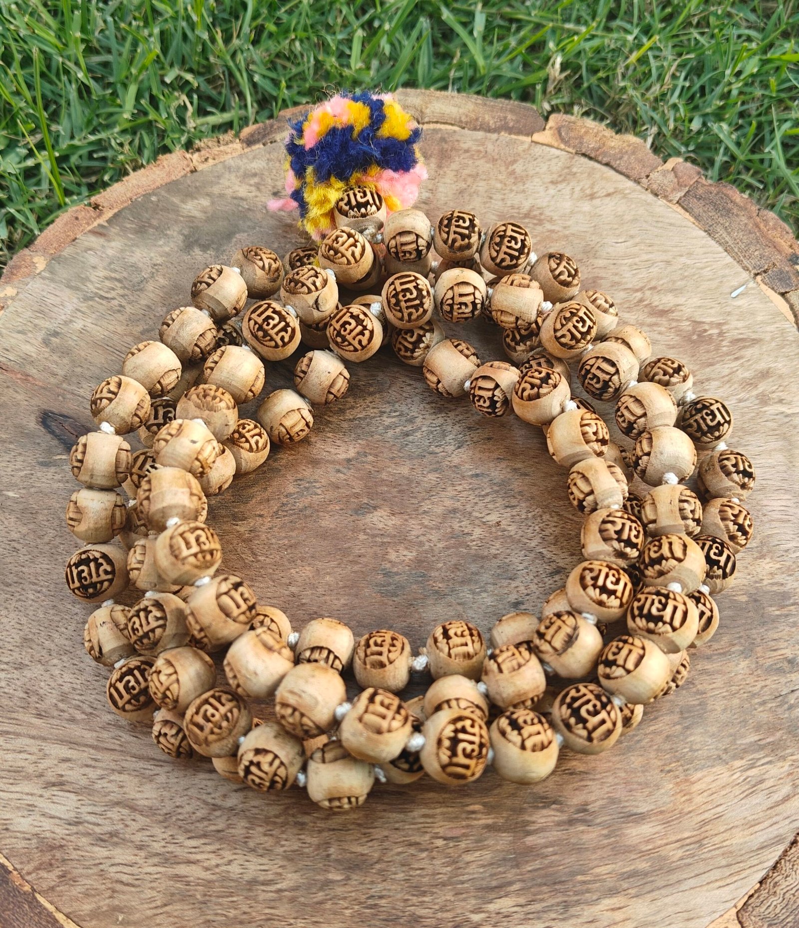 Radha naam Tulsi japmala 108+1 beads - Image 1