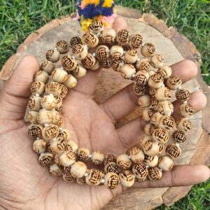 Radha naam Tulsi japmala 108+1 beads - Thumbnail Image 3