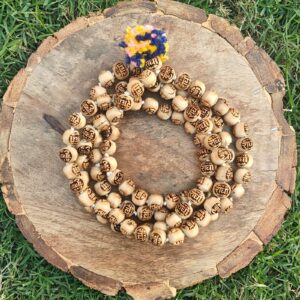 Radha Krishna Tulsi japmala 108+1 beads - Thumbnail Image 2