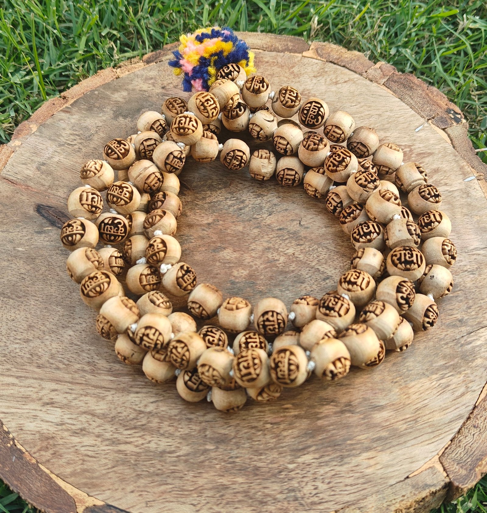 Radha Krishna Tulsi japmala 108+1 beads - Image 1