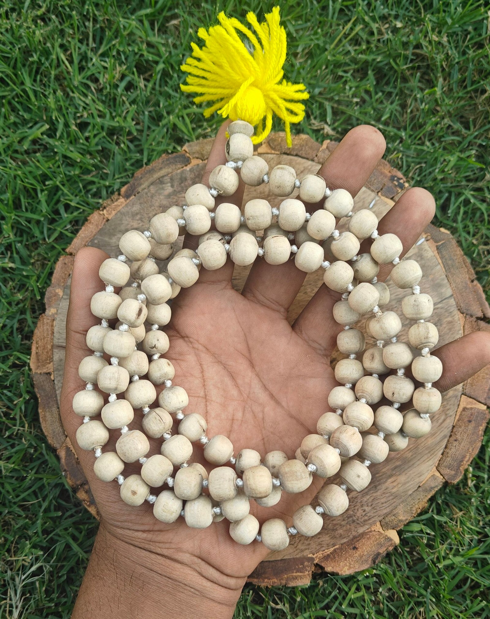 Tulsi Big Size Japmala 108+1 Beads ( 10-11 mm) - Image 3