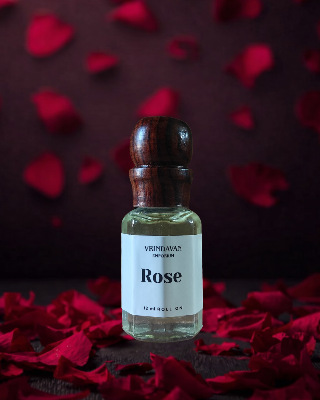 Rose Premium Attar - Alcohol Free Seva Attar for ShreeJi and Thakurji - Image 1