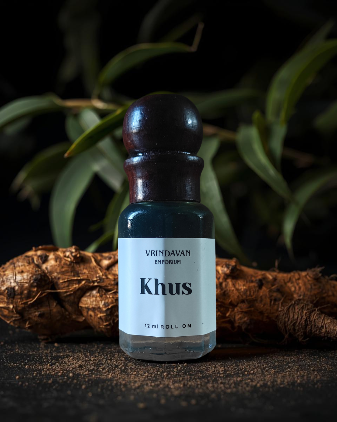 Khus Premium Attar - Natural Vetiver Alcohol Free Attar - Image 1