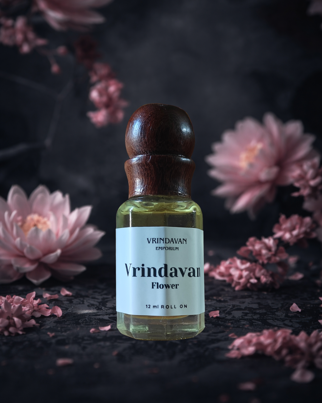 Vrindavan Flower Premium Alcohol Free Floral Seva Attar - Image 1