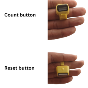Ring Naam Jap Counter with Top Reset Button (Multi Colour) - Thumbnail Image 2