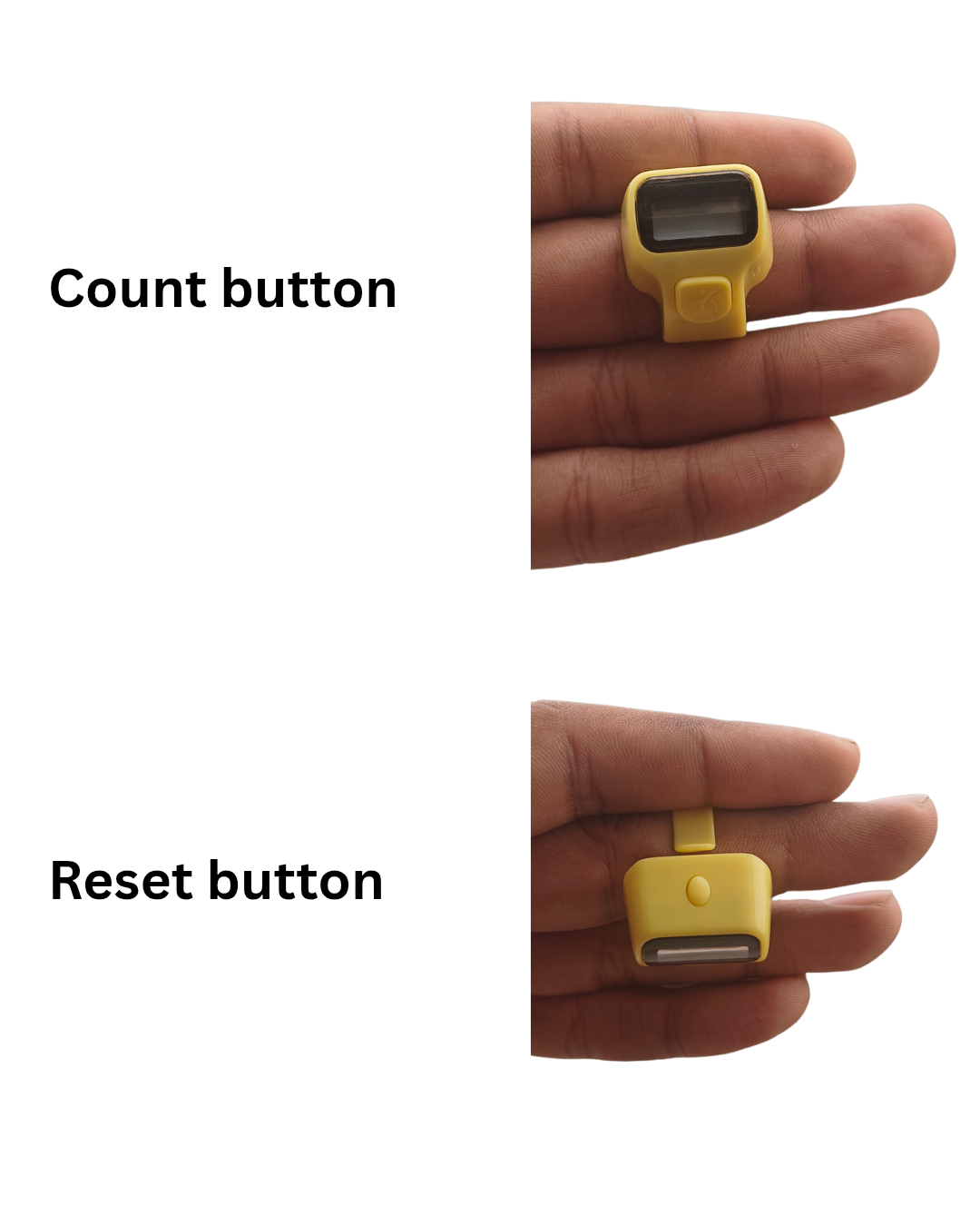 Ring Naam Jap Counter with Top Reset Button (Multi Colour) - Image 2