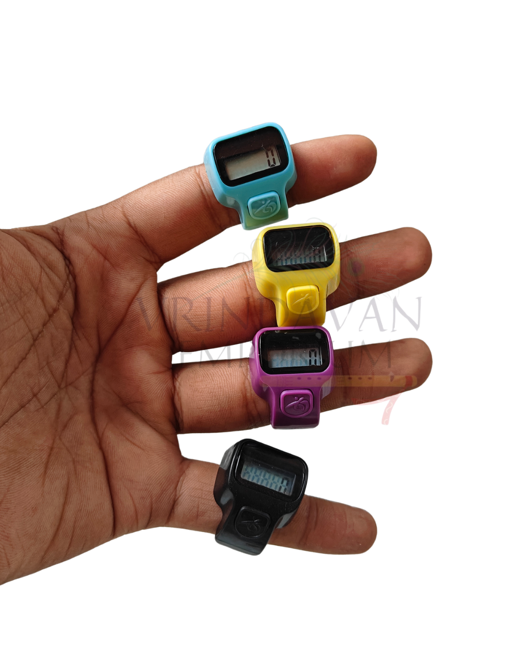 Ring Naam Jap Counter with Top Reset Button (Multi Colour) - Image 1