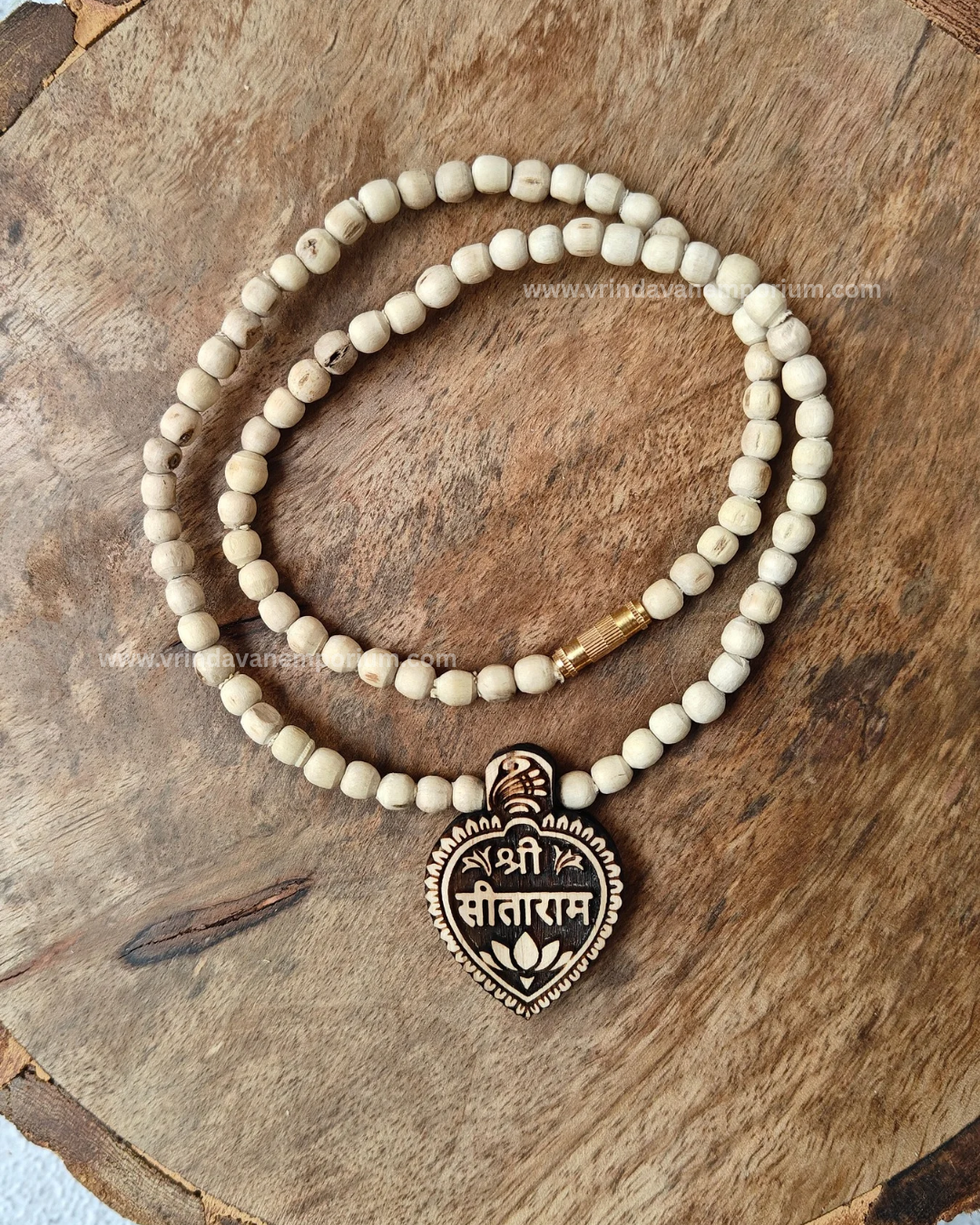Shri Sita Ram Tulsi Locket Mala - Image 1