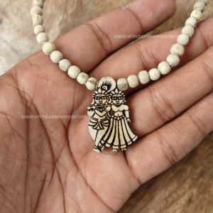 Radha Krishna Tulsi locket mala - Thumbnail Image 2