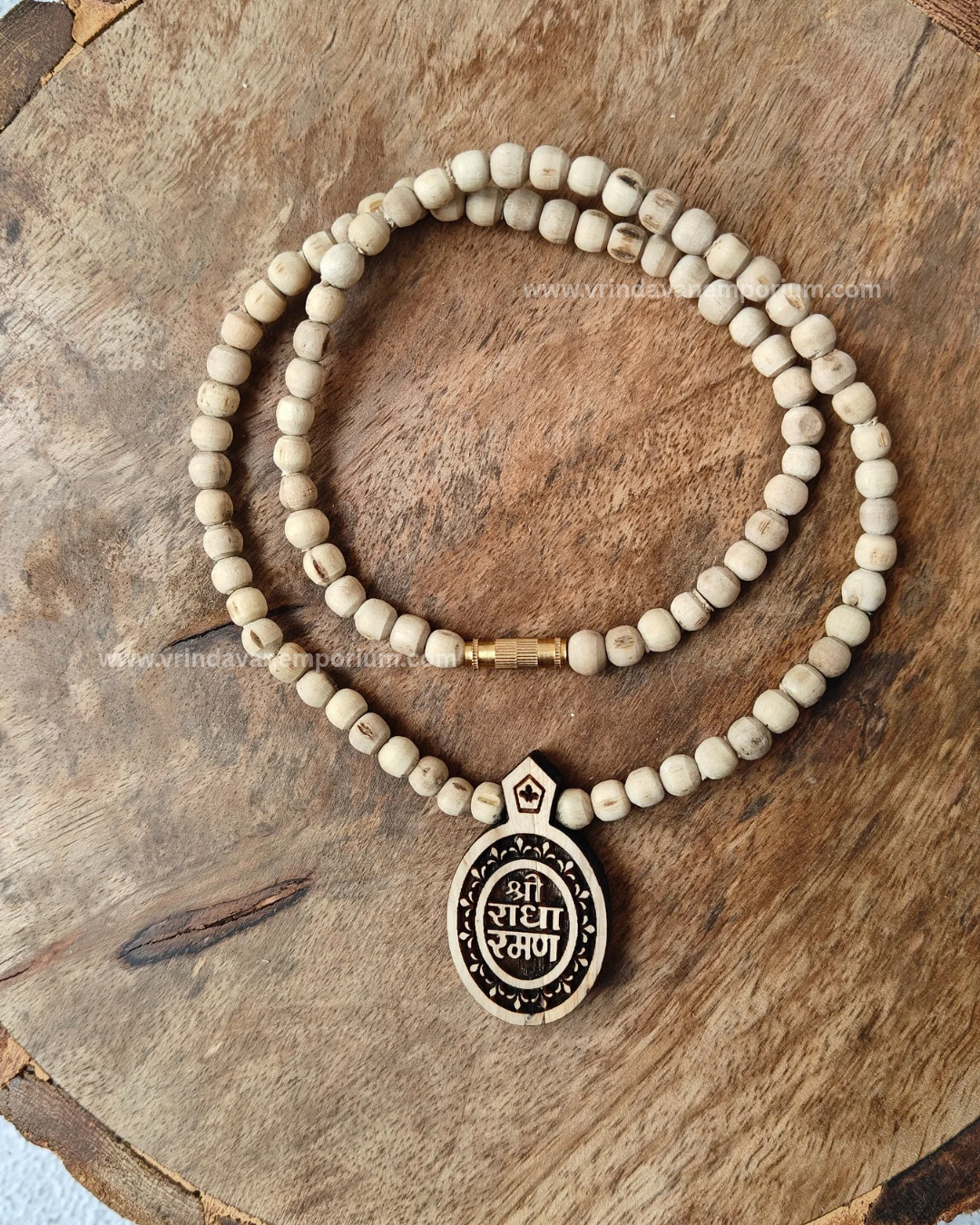 Shree Radharaman Ji Tulsi locket mala - Image 1