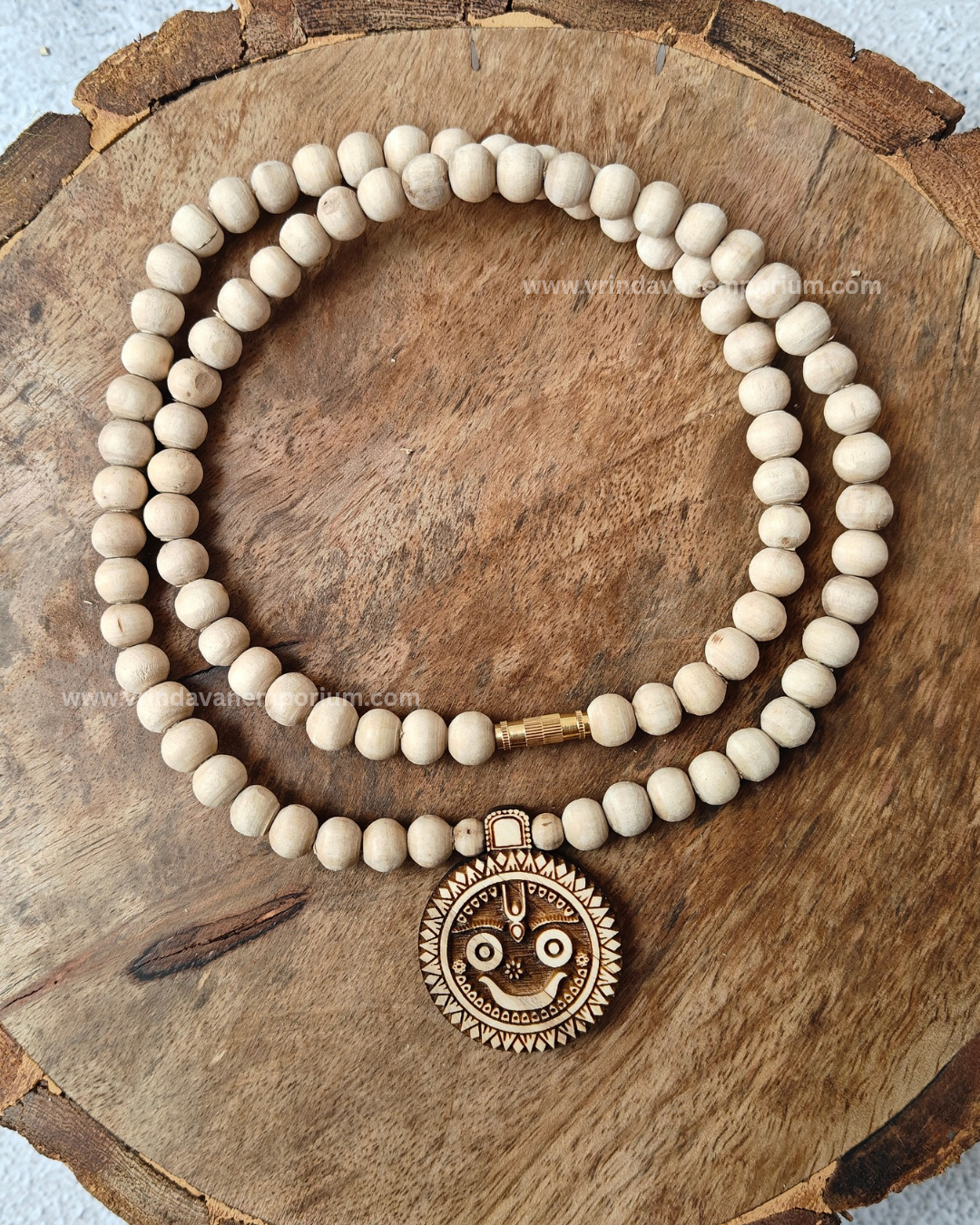 Shri Jagannath Ji Premium Tulsi locket mala - Image 1
