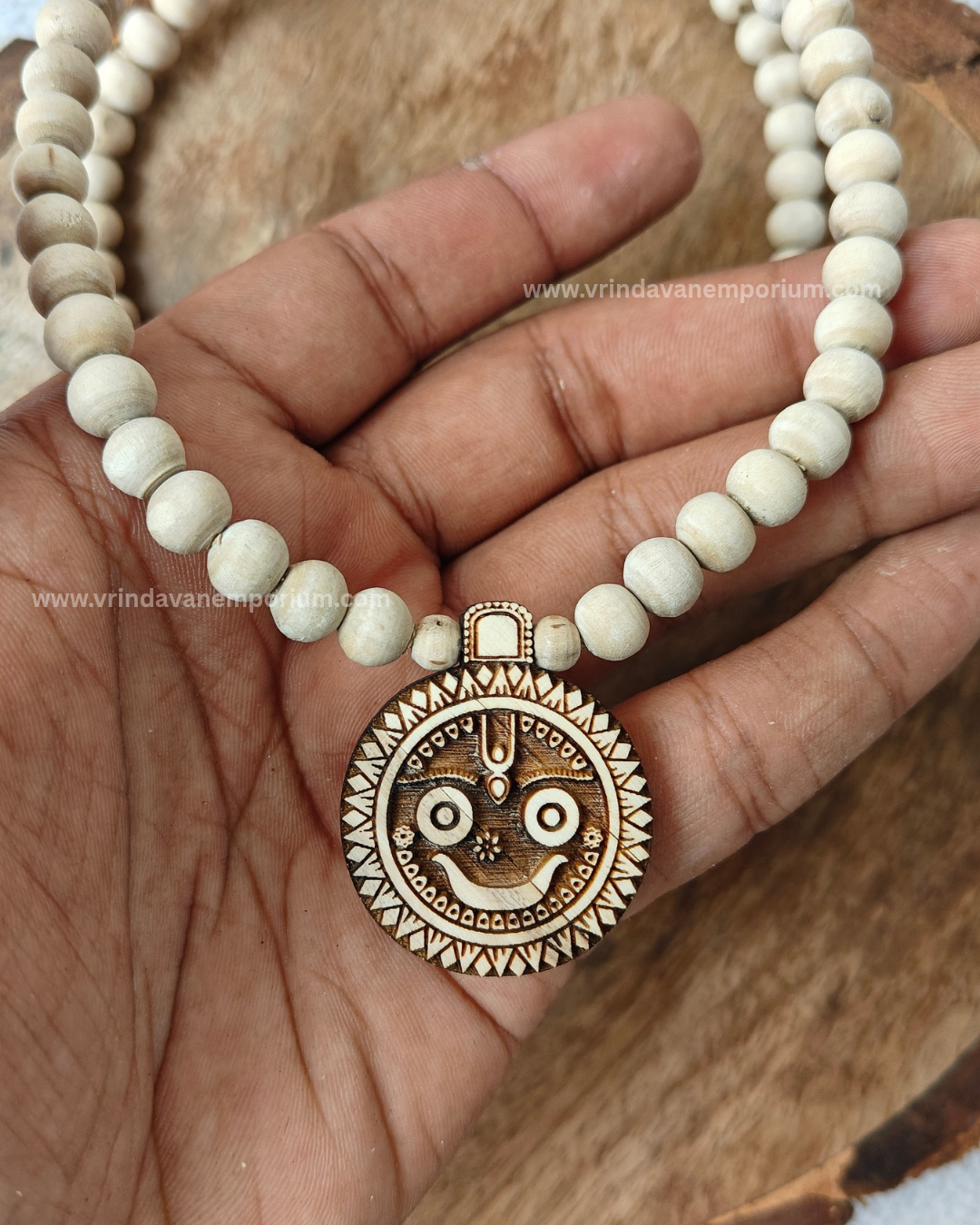 Shri Jagannath Ji Premium Tulsi locket mala - Image 2