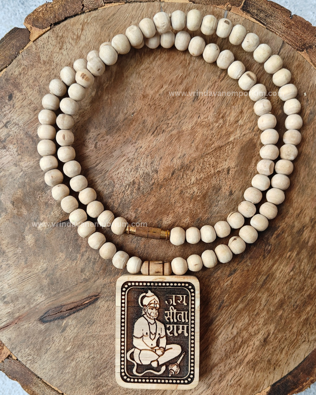 Shri Hanuman ji Tulsi locket mala - Image 1