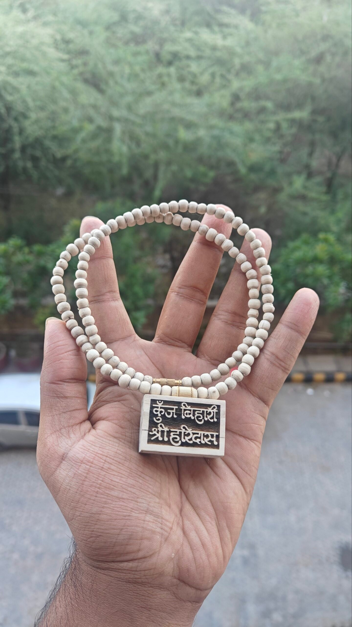 Kunj Bihari Shree Haridas Bhaktmal Tulsi Kanthi Mala - Image 1
