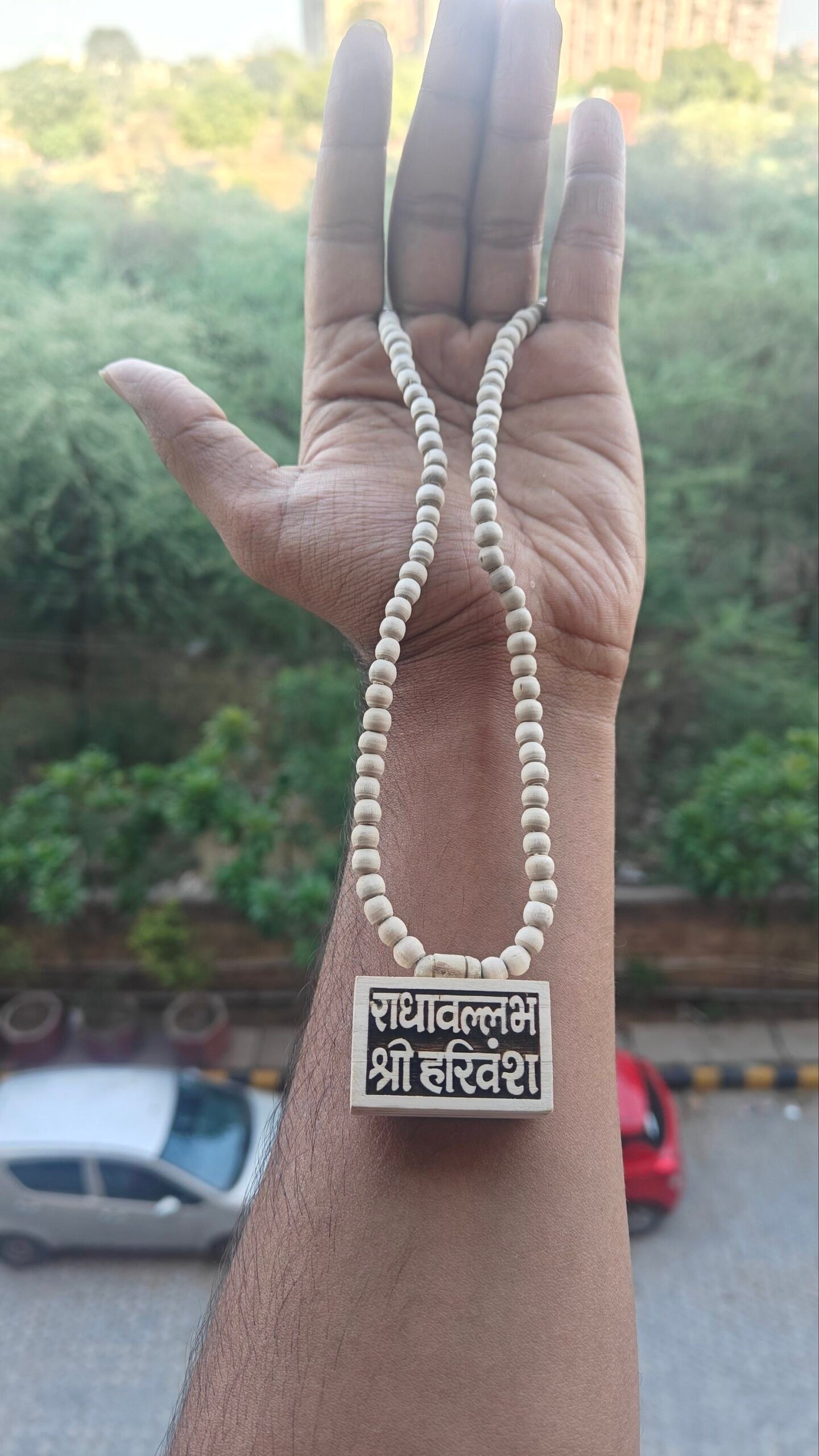 Radhavallabh Shree Harivansh Small Bhaktmal Tulsi Kanthi Mala - Image 2