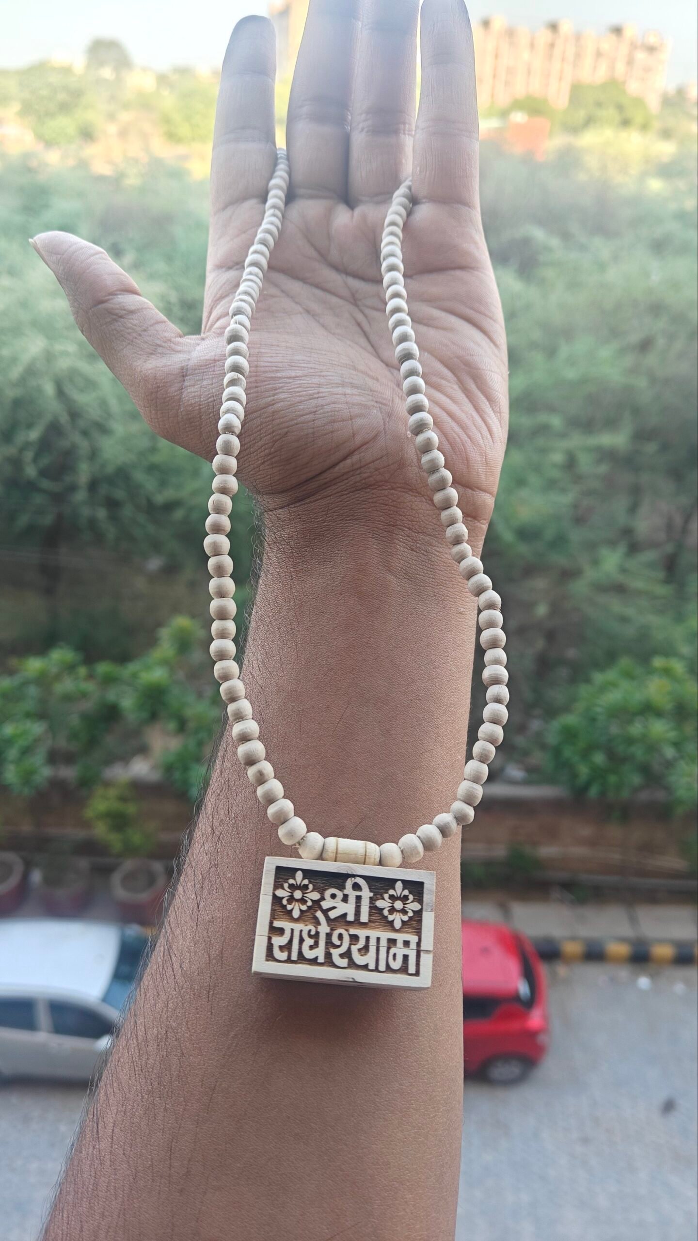 Shree Radheshyam Small Bhaktmal Tulsi Kanthi Mala - Image 2