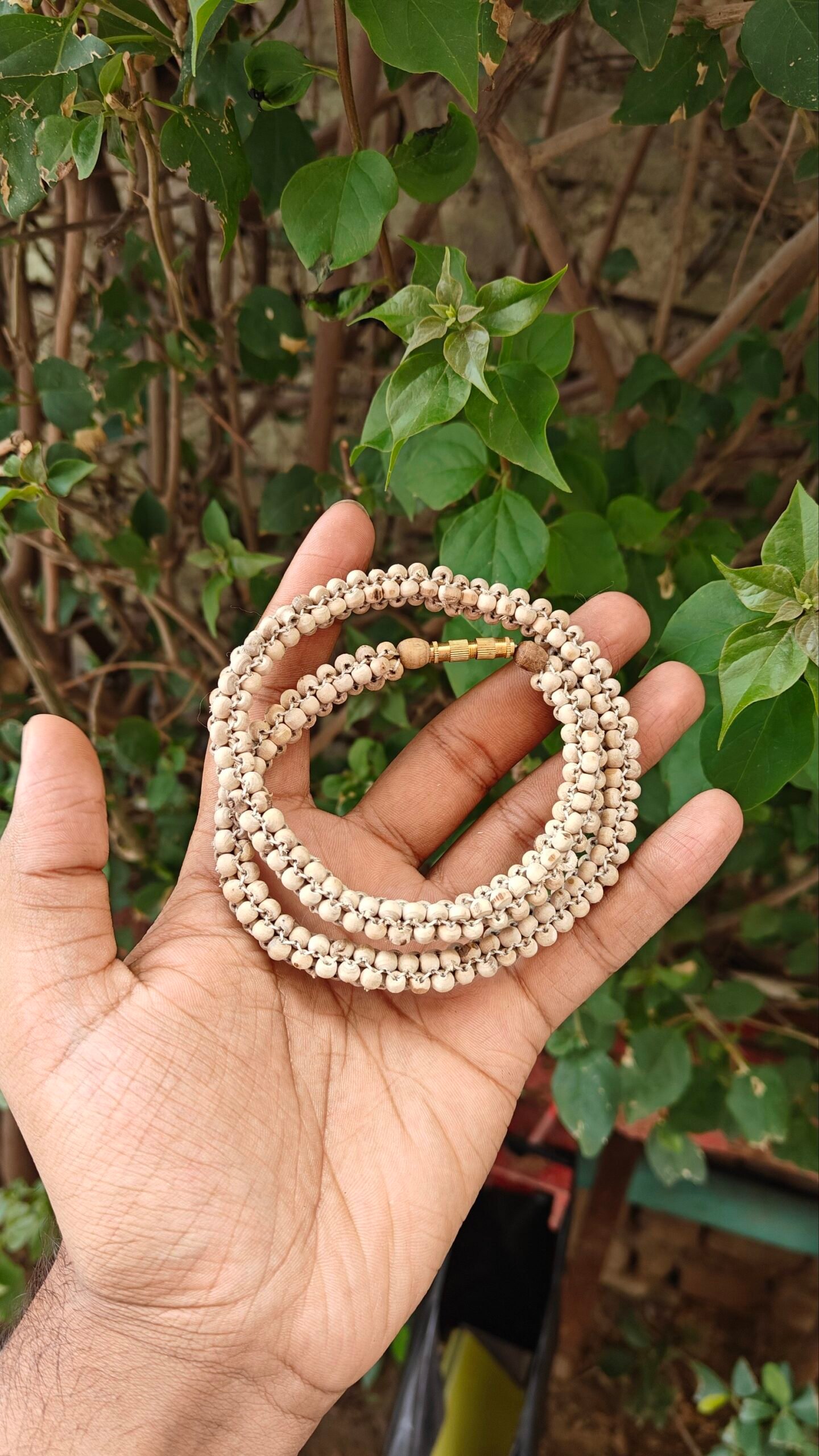 Tulsi Necklace Kanthi Mala ( Four layer ) - Image 3