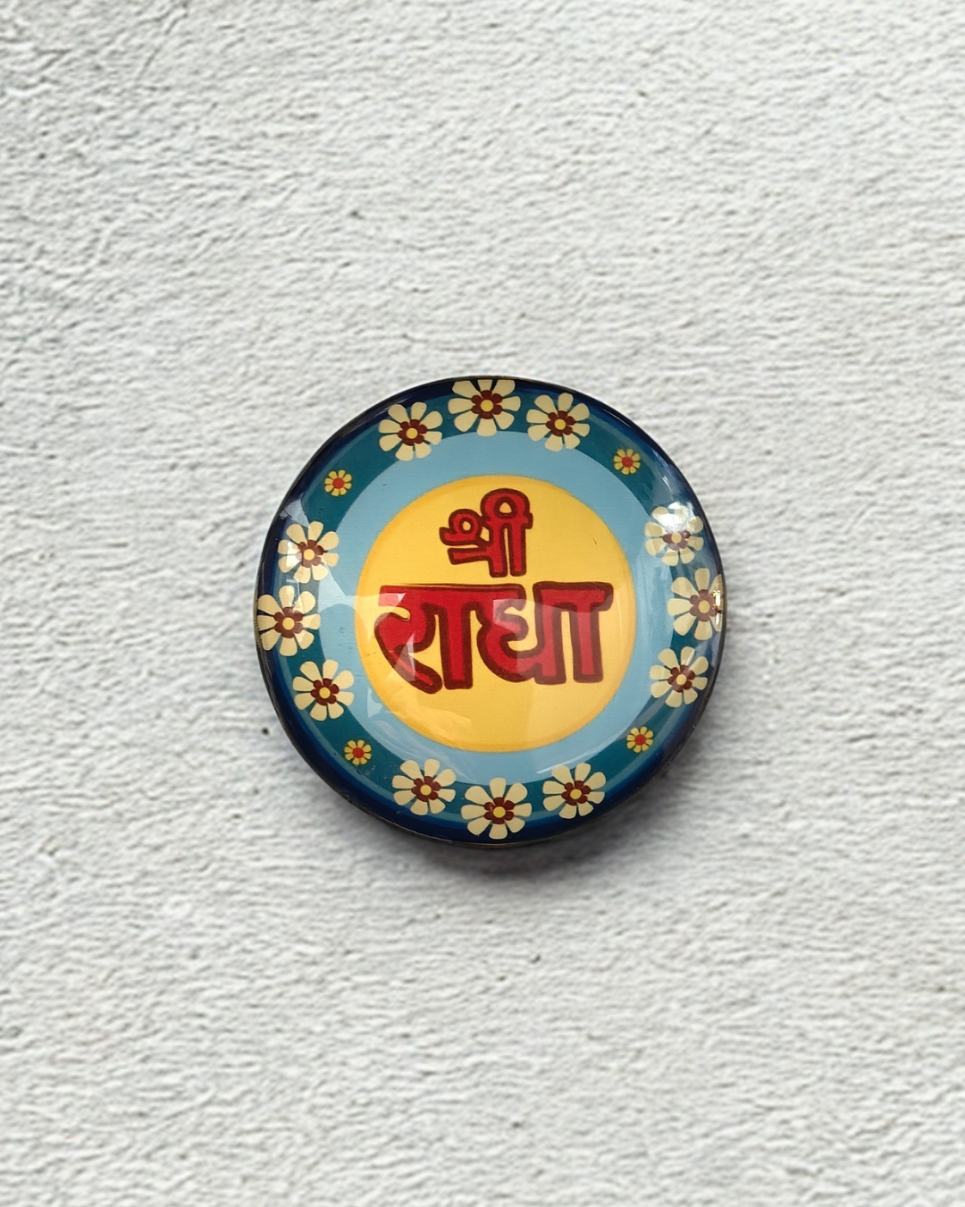 Shree Radha Glass Magnet - Image 1