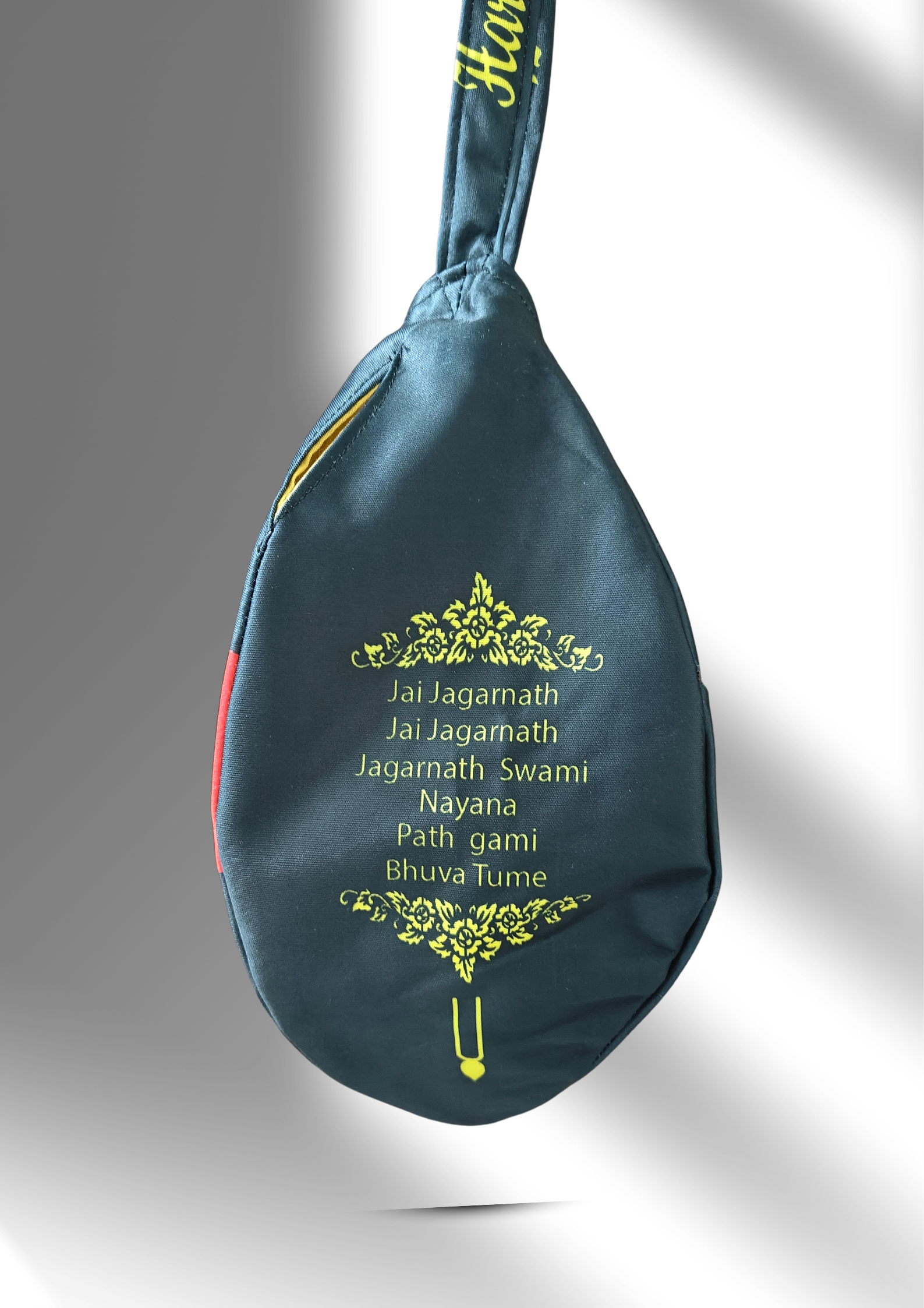 Jagannath Ji Black Multi Print Japa Bag - Image 4