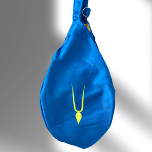 Radha Rani Face Blue Multiprint Japa Bag - Thumbnail Image 2