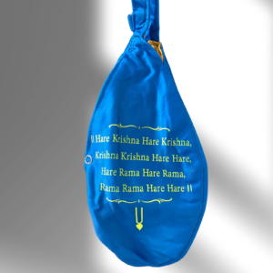 Radha Rani Face Blue Multiprint Japa Bag - Thumbnail Image 3