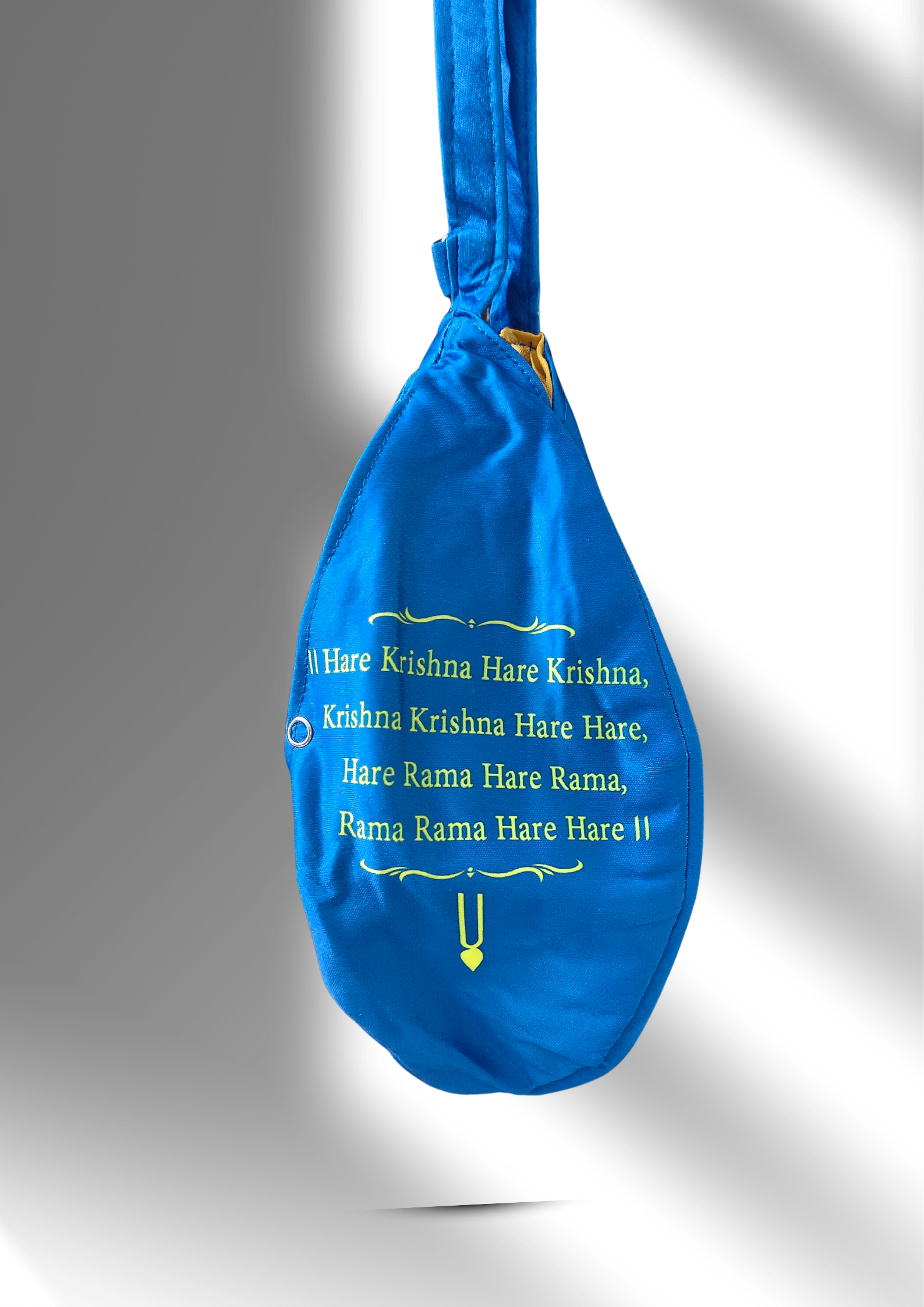 Radha Rani Face Blue Multiprint Japa Bag - Image 3