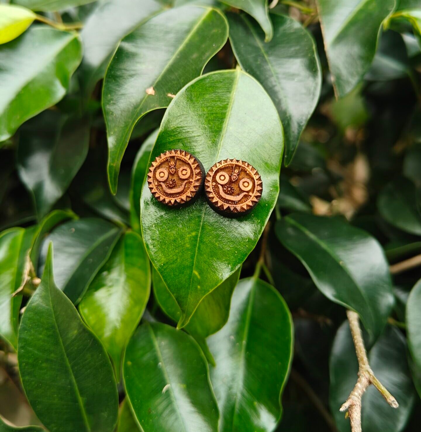 Jagannath Ji Tulsi Earrings - Image 1