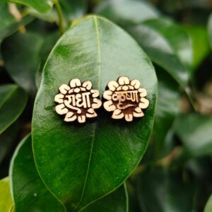 Radha Krishna Tulsi Earrings
