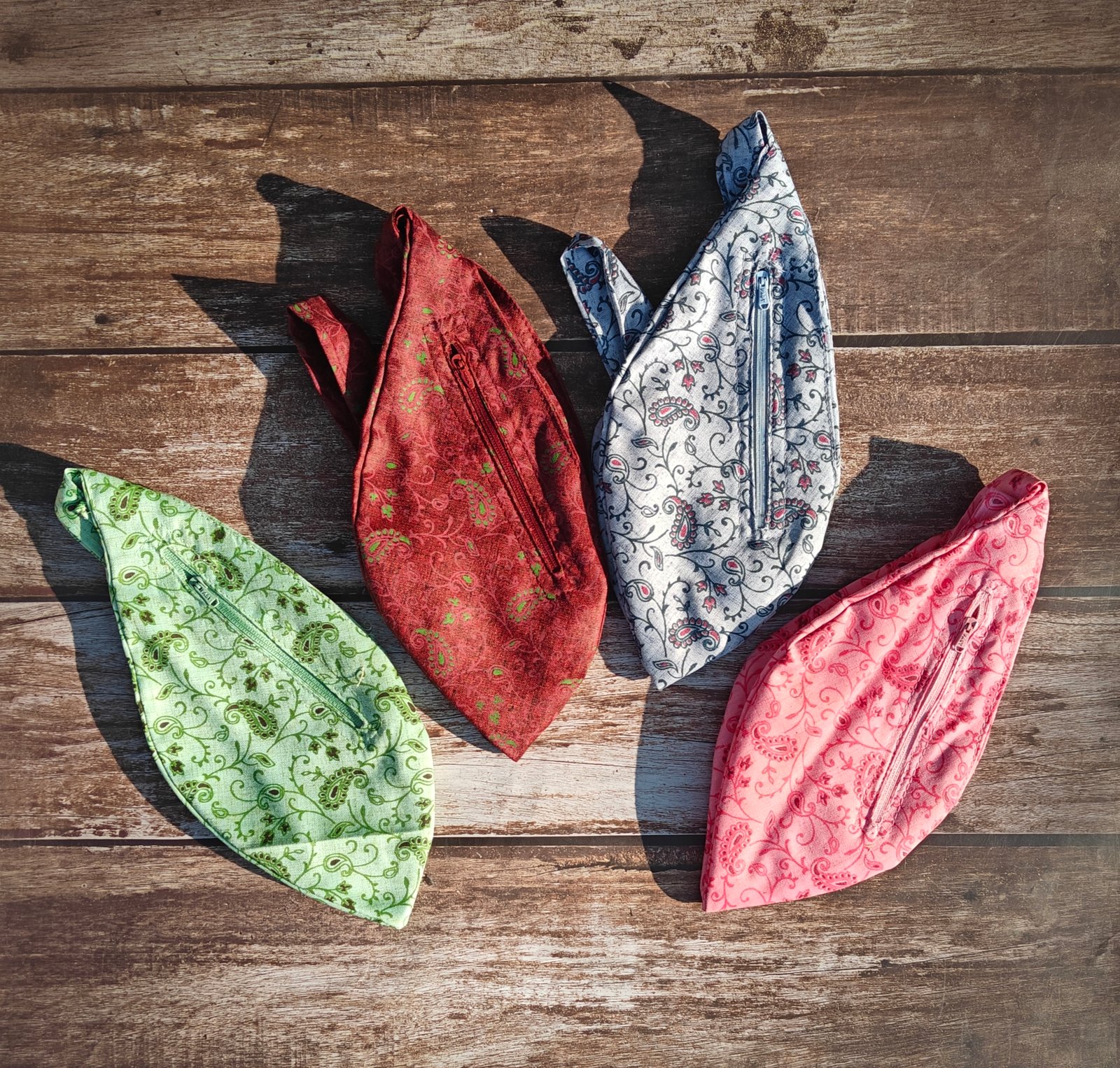 Pure Cotton Floral Style Japa Bag - Image 1