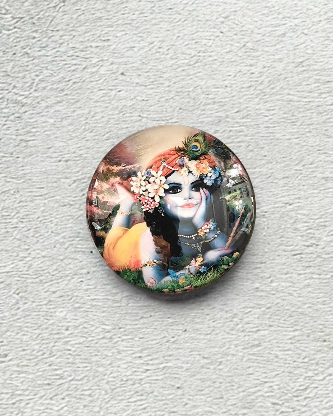 Bal Kanha Glass Magnet - Image 1