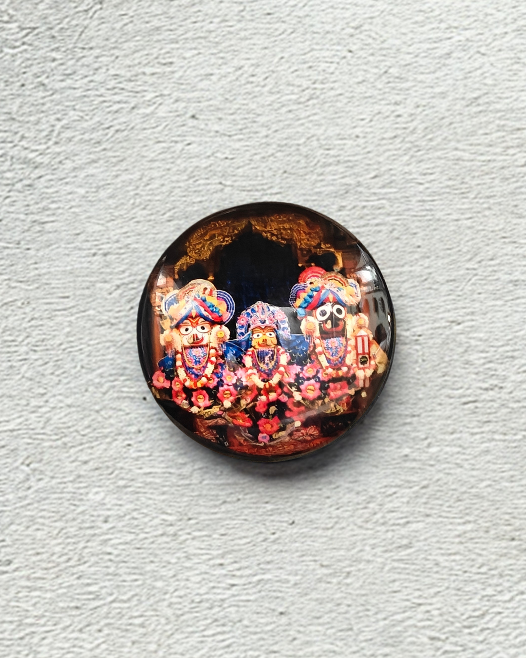 Shri Jagannath Ji Glass Magnet - Image 1