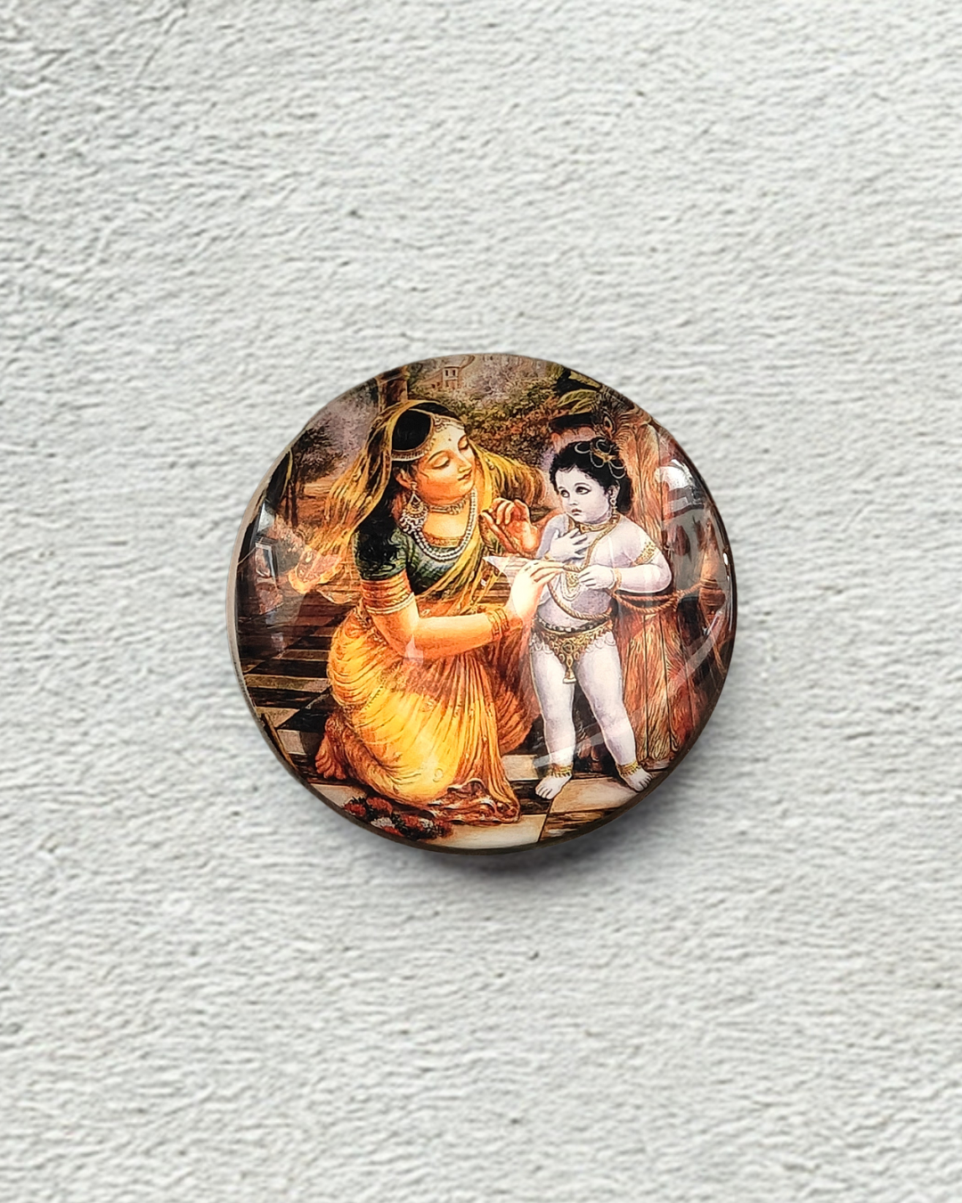 Damodar Leela Glass Magnet - Image 1