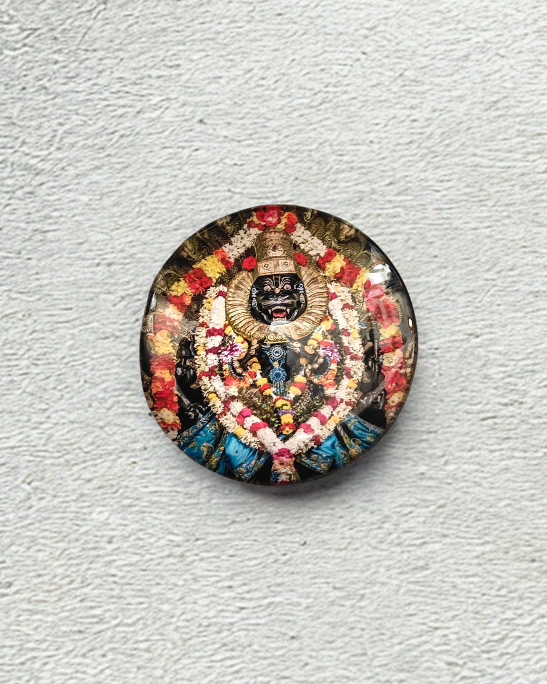 Lord Narsimha Glass Magnet - Image 1